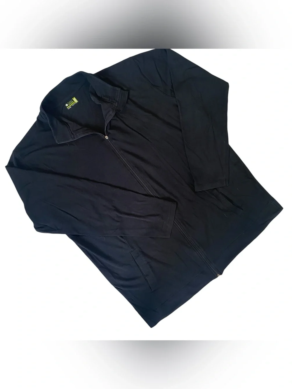 tasc Performance Jacket Men Extra Large Black, Organic Cotton, Bamboo Training